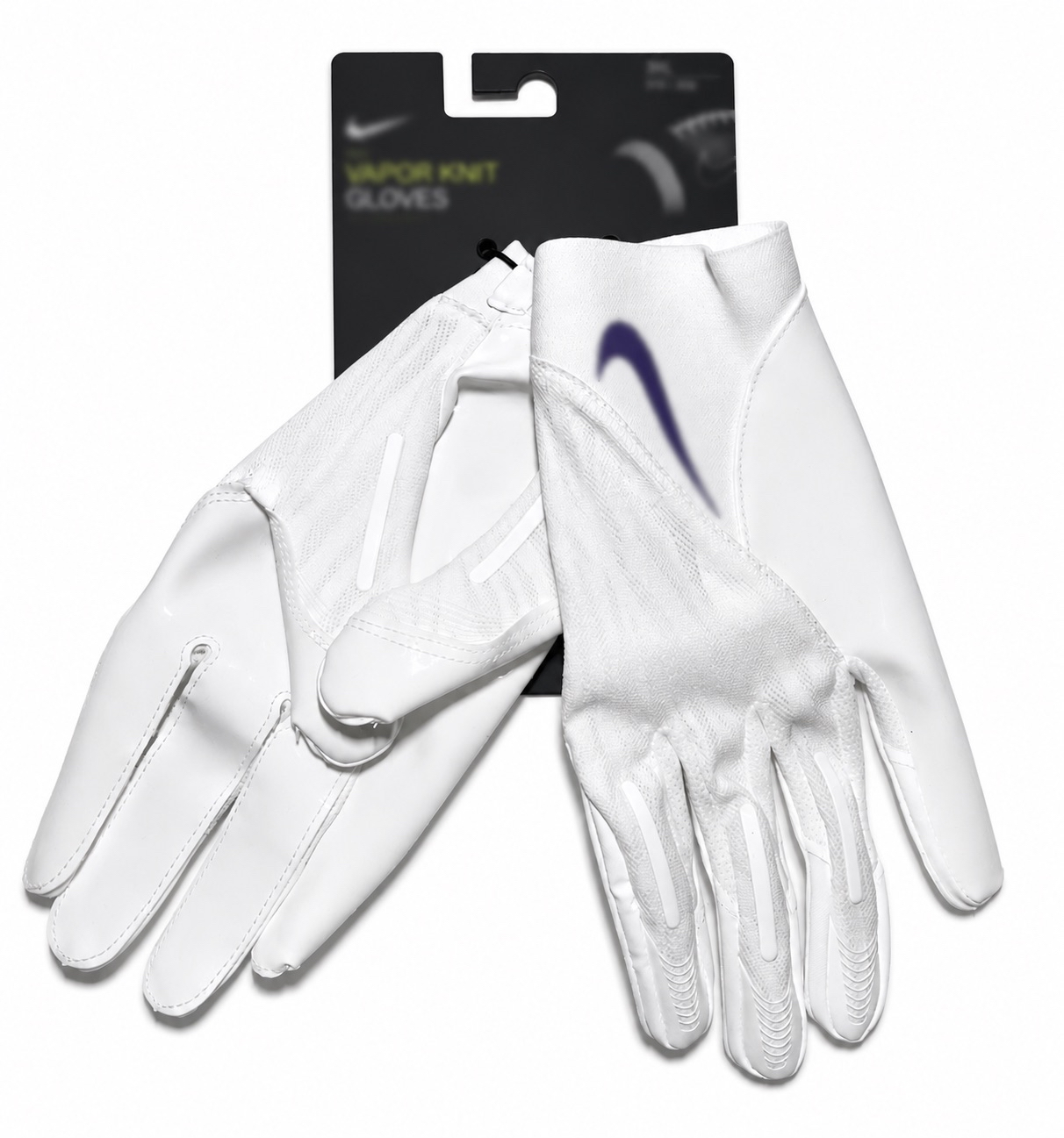 White Tex3s Christian Football Gloves